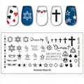 Miniatyrbild 7 av 11: Stämpelplatta för nagelkonst SimplismStyle-02