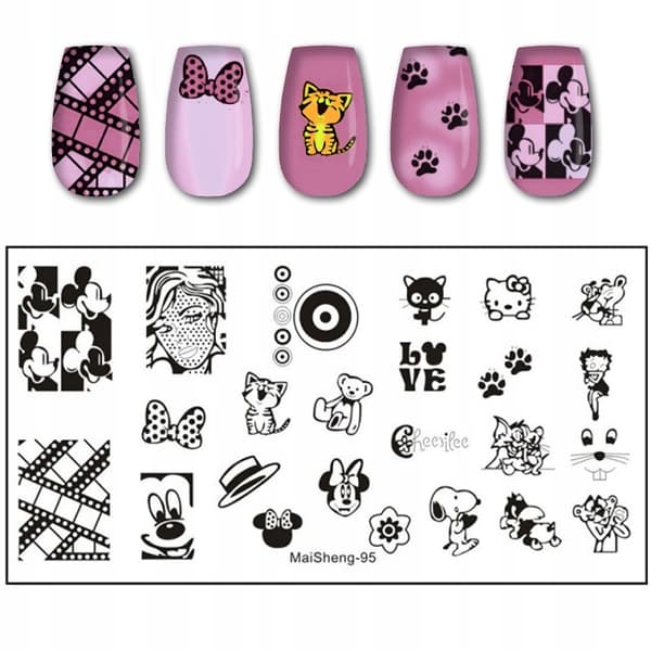 Nail Art leimalevy MaiSheng-95