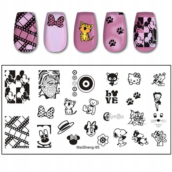Nail Art leimalevy MaiSheng-95