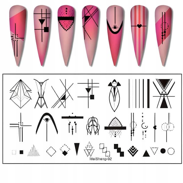 Nail Art leimalevy MaiSheng-92