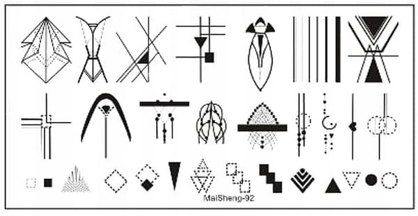 Nail Art leimalevy MaiSheng-92