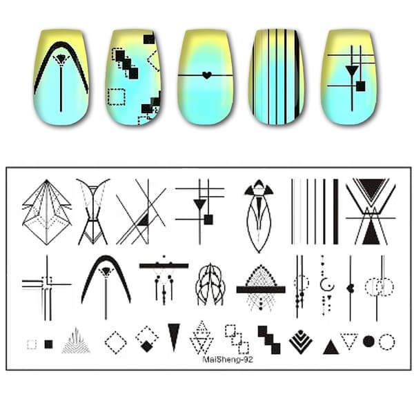 Nail Art leimalevy MaiSheng-92