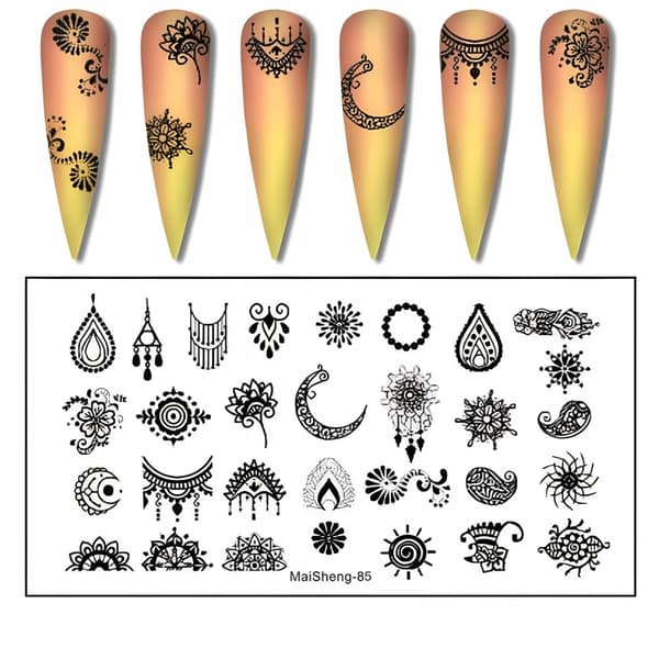 Nail Art Stempelplade MaiSheng-85