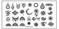 Miniatyrbillede 2 af 11: Nail Art Stempelplade MaiSheng-85