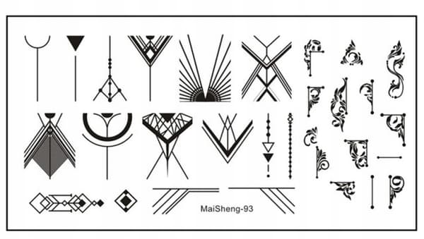 Nail Art leimalevy MaiSheng-93