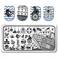 Miniatyrbild 8 av 11: Born Pretty Nail Art Stämpelplatta - L068