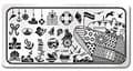 Miniatyrbild 9 av 11: Born Pretty Nail Art Stämpelplatta - L068