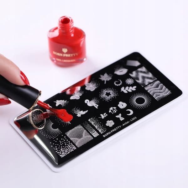 Nagelkonst Stämpelplatta DRDS-L002