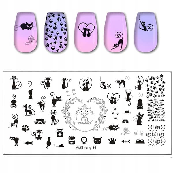 Nail Art leimalevy MaiSheng-86