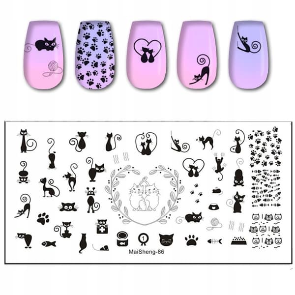 Nail Art leimalevy MaiSheng-86