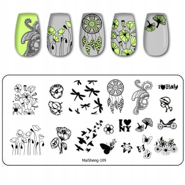 Nail Art leimalevy MaiSheng-109