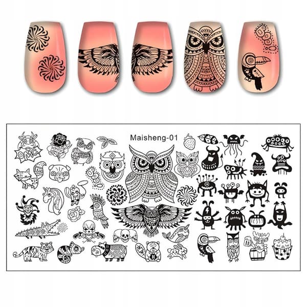 Nail Art leimalevy MaiSheng-01