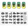 Miniatyrbild 7 av 11: Nagelkonst Stämpelplatta DRDS-L0016