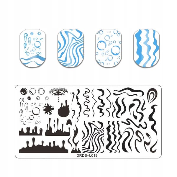 Neglekunst-stempelplade DRDS-L019
