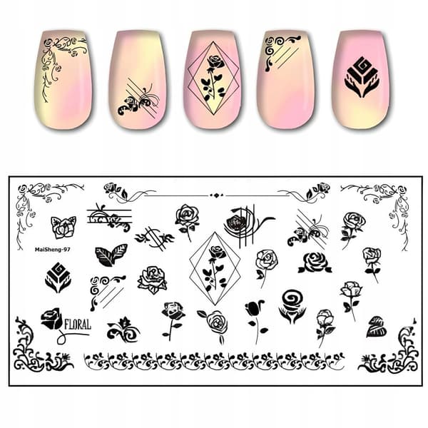 Nail Art leimalevy MaiSheng-97