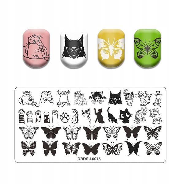 Nagelkonst Stämpelplatta DRDS-L0015