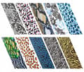 Pikkukuva 4 / 11: SIIRTOKALVO 10x4cm kuviot LEOPARDITÄPÄLLINEN