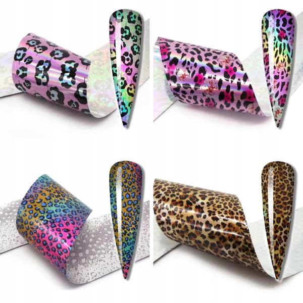 Transferfolie 10 cm x 4 cm Panther-set 10 st
