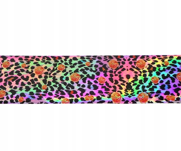 Transferfilm 10cmx4cm Leopar Zebra Holo