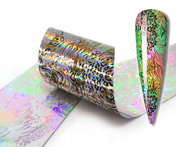 SIIRTOKALVO 10cm x 4cm LEOPHER SEBRA HOLO