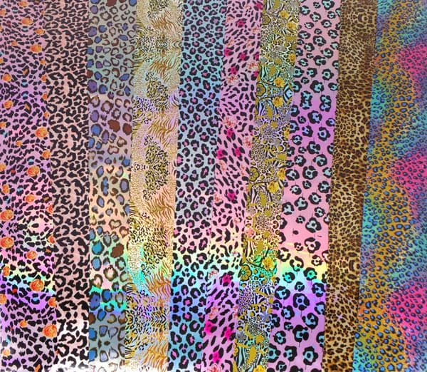 SIIRTOFOLIO 10cmx4cm SININEN HOLO PANTHER