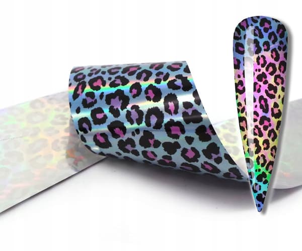 SIIRTOFOLIO 10cmx4cm SININEN HOLO PANTHER