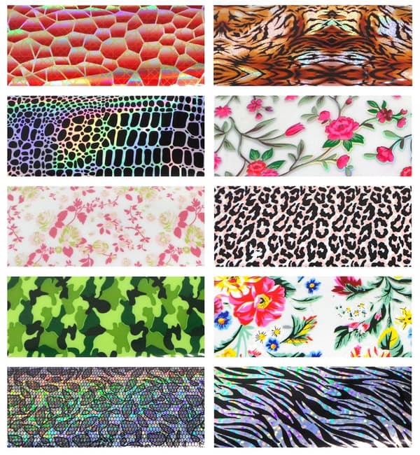 TRANSFERFOIL 10 cm x 4 cm BLOMSTER MEADOW FOLK