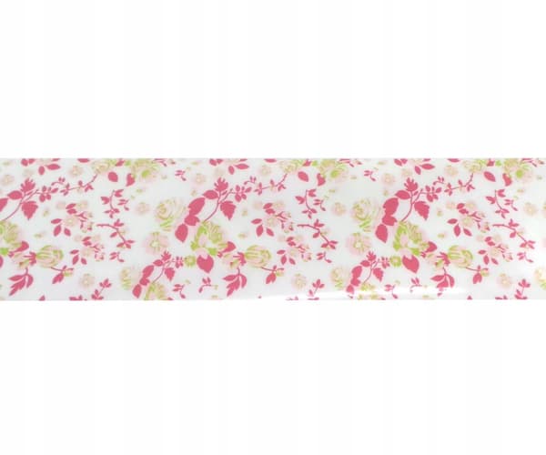 Transferfolie 10 cm x 4 cm blommönster