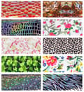 Pikkukuva 5 / 11: Siirtofolio 10cm x 4cm kukkakuvioita
