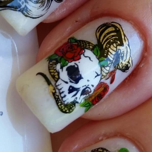 Nagelstämplingsplatta Kattmönster