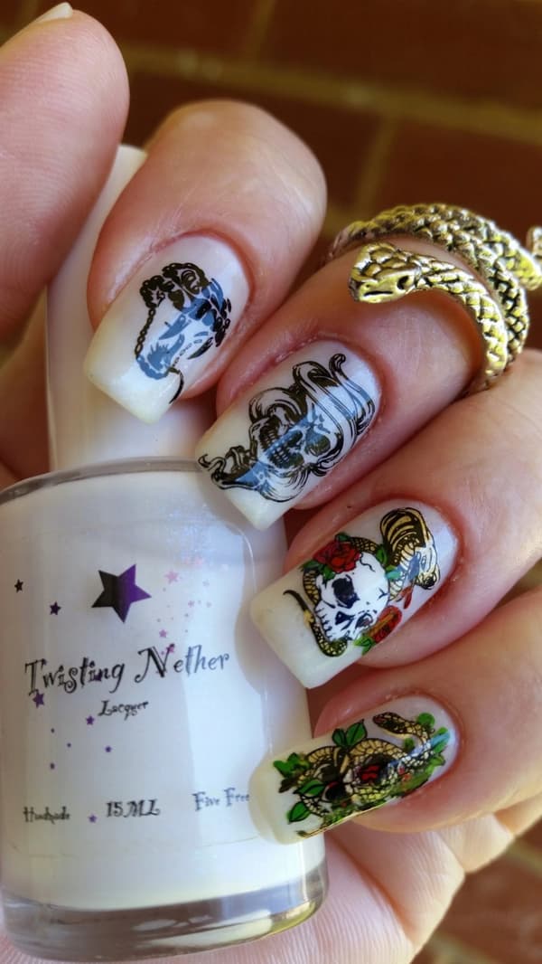 Nagelstämplingsplatta Kattmönster