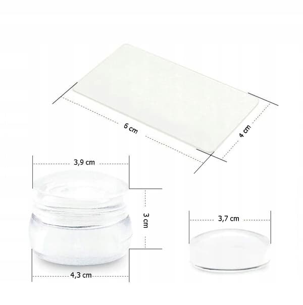 GEL NAGEL MÖNSTER STÄMPEL + SKRAPA