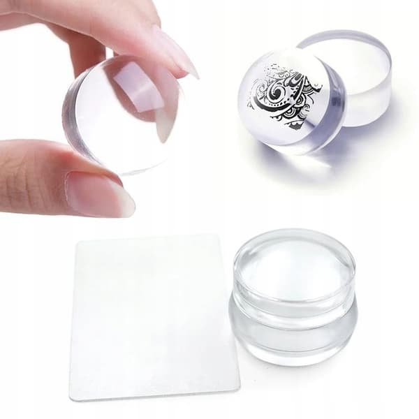 GEL NAGEL MÖNSTER STÄMPEL + SKRAPA
