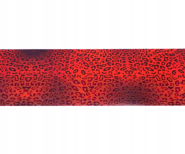 SIIRTOFOLIO 10cm x 4cm PUNAINEN LEOPARDI