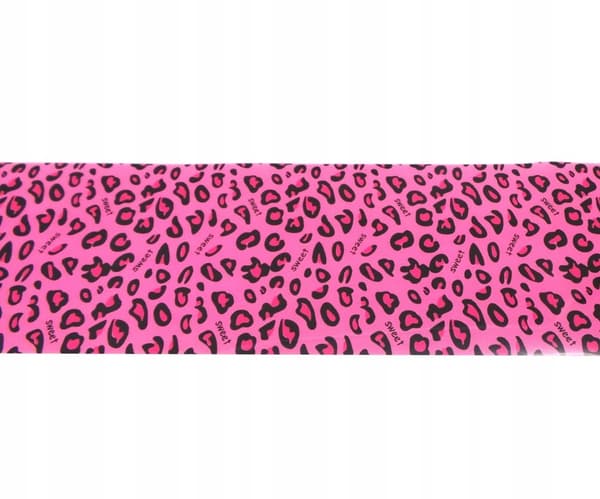 SIIRTOFOLIO 10cm x 4cm VAALEANPUNAINEN LEOPARDI