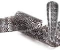 Pikkukuva 1 / 11: SIIRTOKALVO 10cm x 4cm KÄÄRMEENNAHKA, KÄÄRMEENNAHKA, SIMPUKKA