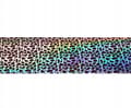Miniatyrbild 4 av 11: Transferfolie 10 cm x 4 cm leopardprickig holografisk