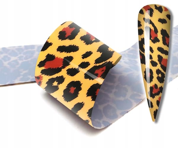SIIRTOKALVO 10cm x 4cm LEOPARDI-TÄHKÄISET