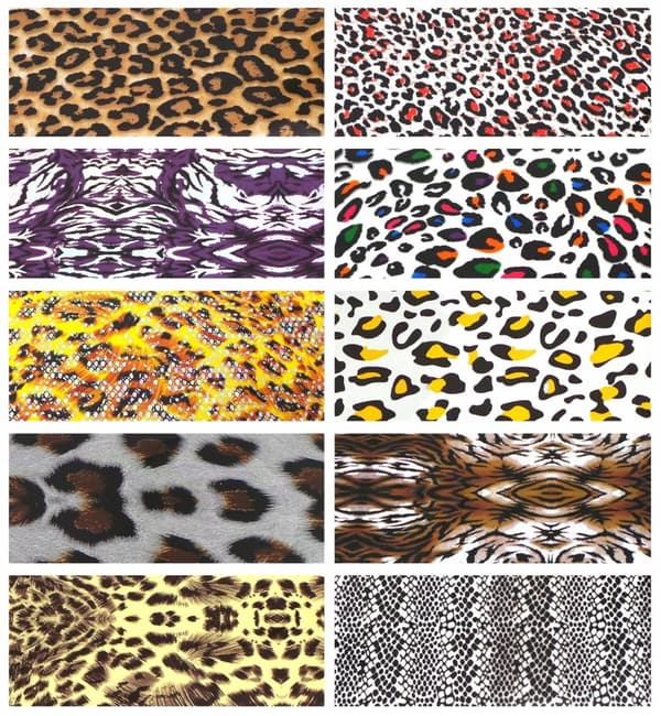 SIIRTOKALVO 10cm x 4cm LEOPARDITÄPLÄGEPARTTI