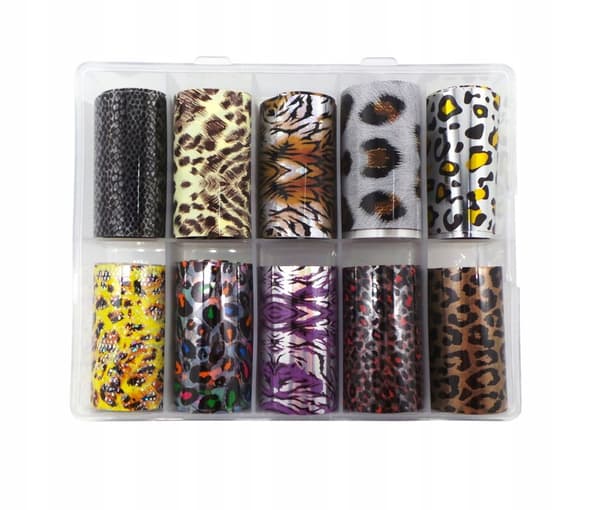 SIIRTOKALVO 10cm x 4cm LEOPARDITÄPLÄGEPARTTI