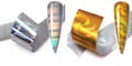 Miniatyrbild 5 av 11: 10x TRANSFERFOIL 10x2,5cm HOLOGRAFISK SET