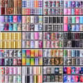 Miniatyrbild 10 av 11: 10x TRANSFERFOIL 10x2,5cm HOLOGRAFISK SET