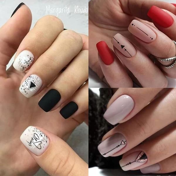 Nagelkonst Stämpelplatta GEOMETRI