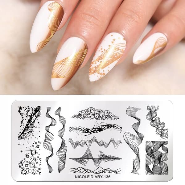 Stämpelplatta för nagelkonst ILLUSION