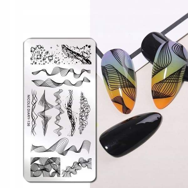 Stämpelplatta för nagelkonst ILLUSION