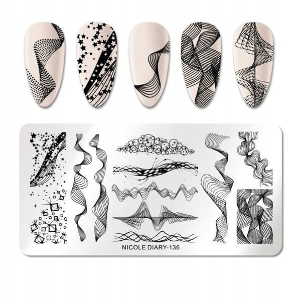 Stämpelplatta för nagelkonst ILLUSION