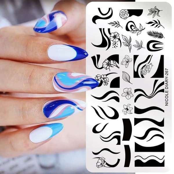 Nagelkonst Stämpelplatta ILLUSION