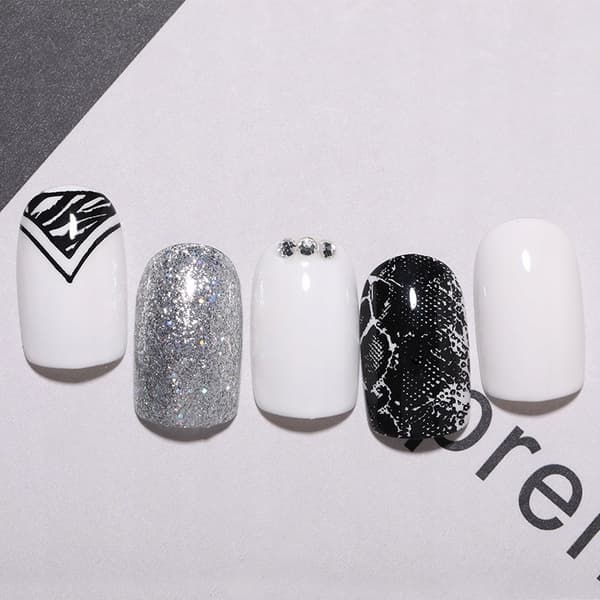 Neglekunst stemplingsplade ZEBRA PANTHER