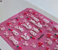 Miniatyrbillede 6 af 11: 5D Neglekunstklistermærker Kaninmønstre