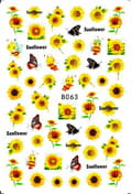 Pikkukuva 2 / 11: Kynsienkoristelutarrat Kuviot AURINGONKUKAT